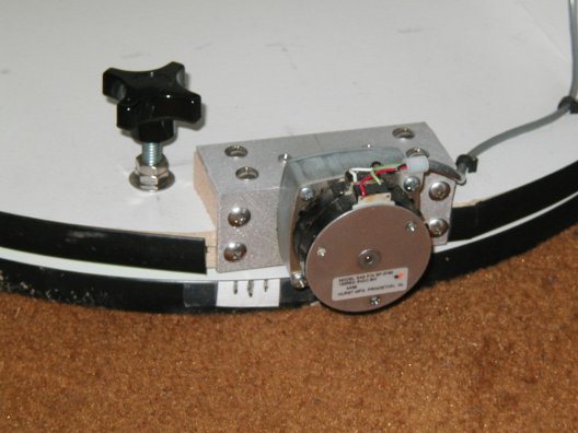 Detail of Azimuth motor